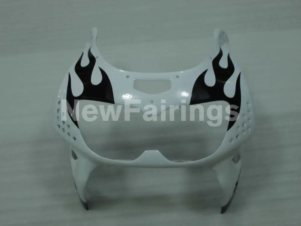 White and Black Flame - CBR 900 RR 94-95 Fairing Kit