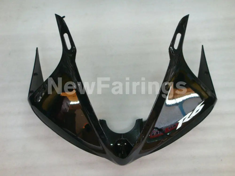 White and Black Flame - YZF-R6 03-04 Fairing Kit