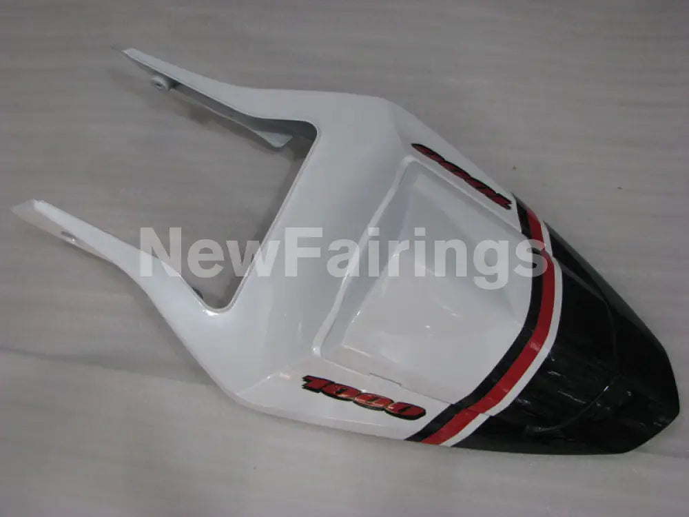 White and Black Lucky Strike - GSX-R1000 03-04 Fairing Kit