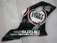 Cargar imagen en el visor de la galería, White and Black Lucky Strike - GSX-R1000 03-04 Fairing Kit