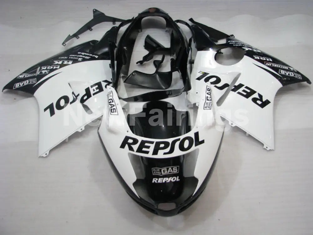 White and Black Repsol - CBR 1100 XX 96-07 Fairing Kit