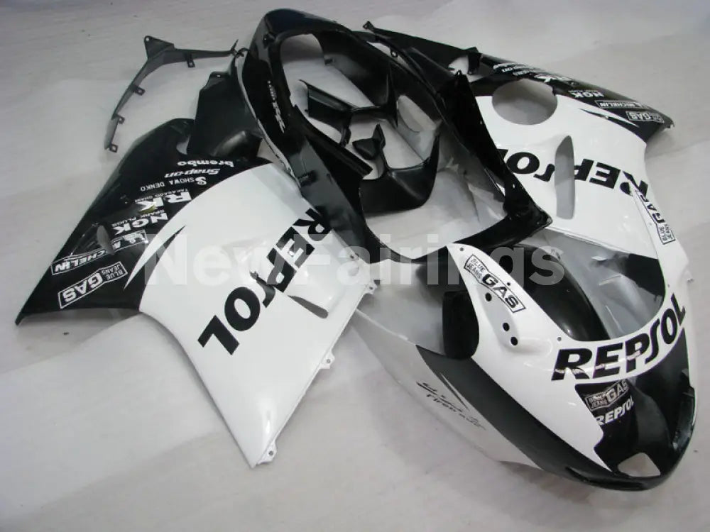 White and Black Repsol - CBR 1100 XX 96-07 Fairing Kit
