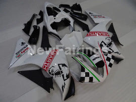 White and Black Scorpion - YZF-R1 09-11 Fairing Kit