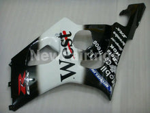 Cargar imagen en el visor de la galería, White and Black West - GSX-R1000 03-04 Fairing Kit