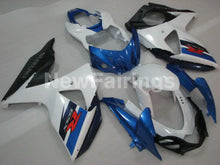 Cargar imagen en el visor de la galería, White and Blue Black Factory Style - GSX-R1000 09-16 Fairing Kit