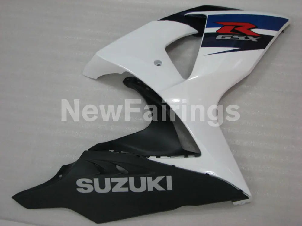 White and Blue Black Factory Style - GSX-R1000 09-16 Fairing Kit