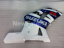 Cargar imagen en el visor de la galería, White and Blue Black Factory Style - GSX-R750 00-03 Fairing Kit