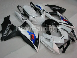 White and Blue Black Factory Style - GSX-R750 08-10 Fairing Kit