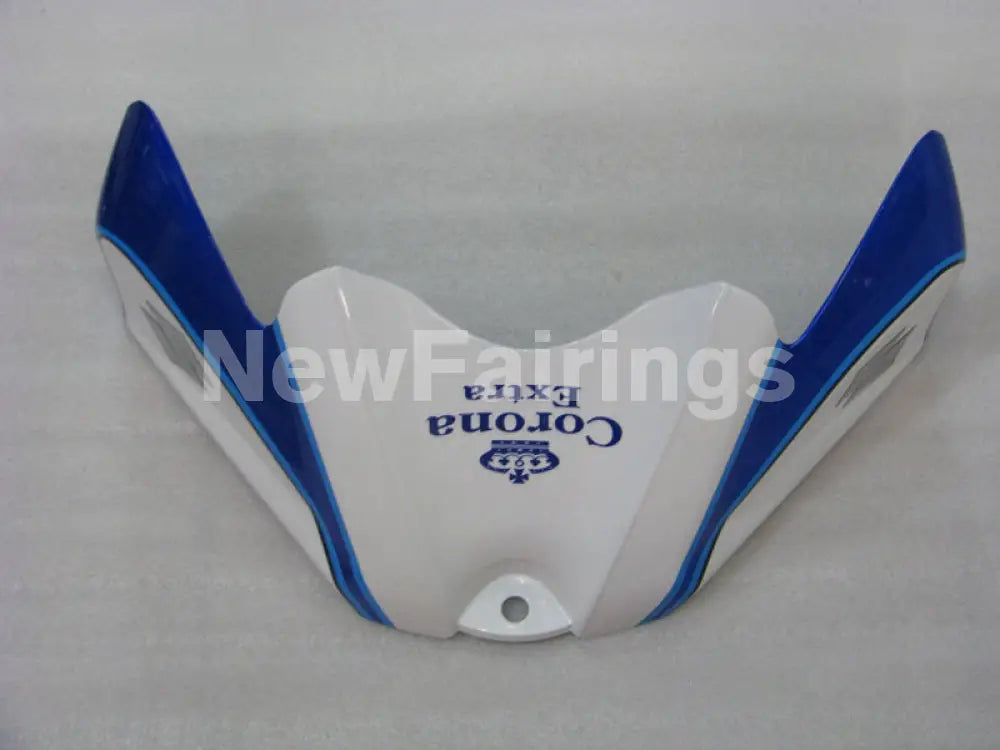 White and Blue Corona - GSX-R750 08-10 Fairing Kit
