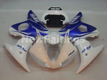 Cargar imagen en el visor de la galería, White and Blue Factory Style - YZF-R6 03-04 Fairing Kit