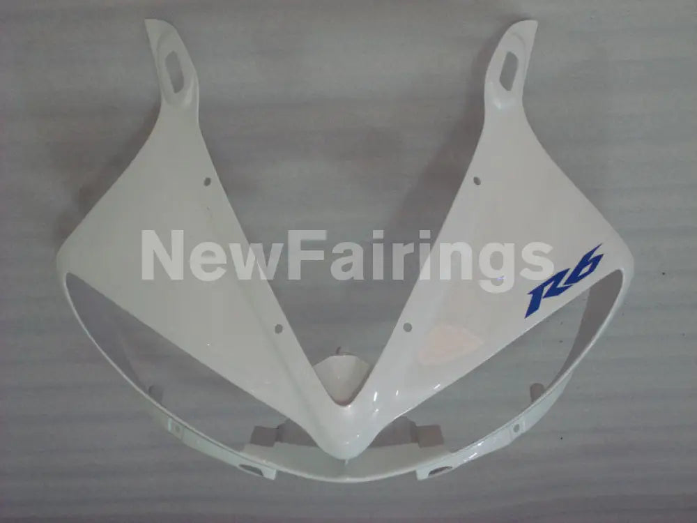 White and Blue Factory Style - YZF-R6 05 Fairing Kit