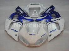 Cargar imagen en el visor de la galería, White and Blue Factory Style - YZF-R6 98-02 Fairing Kit
