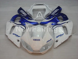 White and Blue Factory Style - YZF-R6 98-02 Fairing Kit