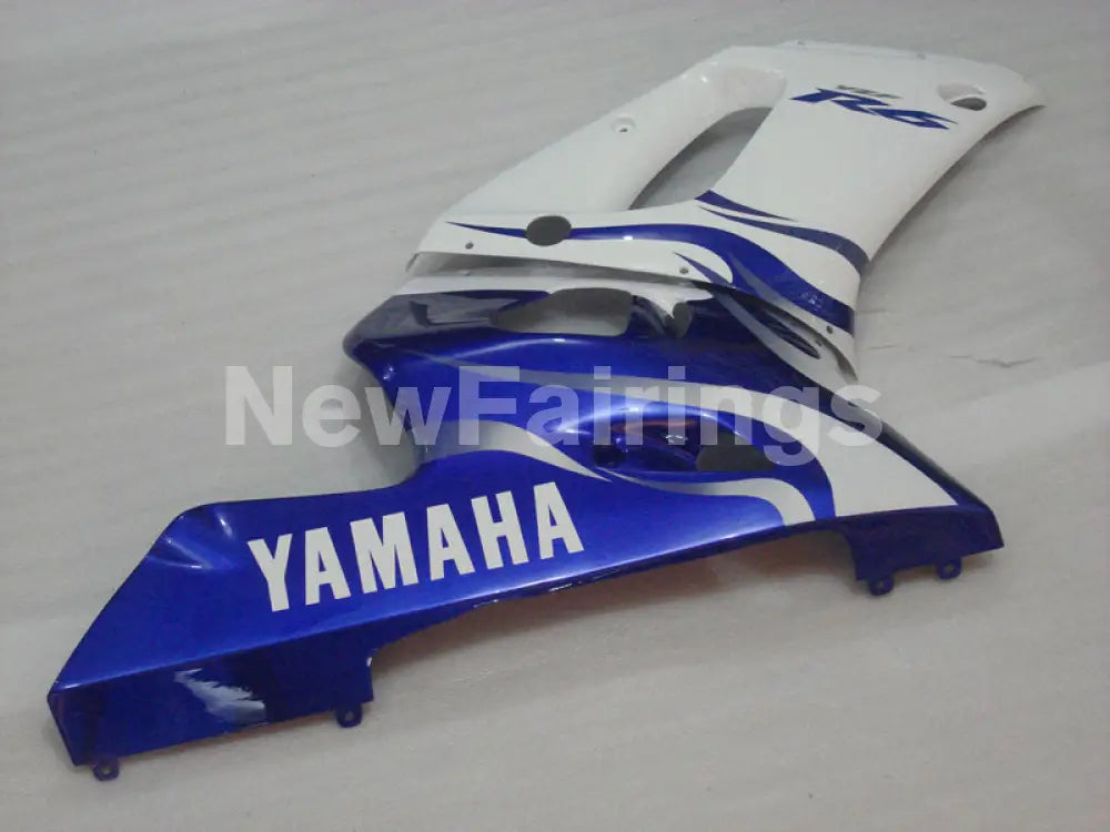 White and Blue Factory Style - YZF-R6 98-02 Fairing Kit