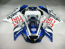 White and Blue FIAT - YZF-R1 00-01 Fairing Kit