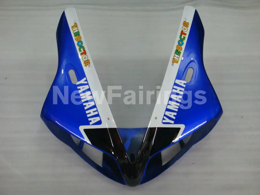 White and Blue FIAT - YZF-R1 02-03 Fairing Kit
