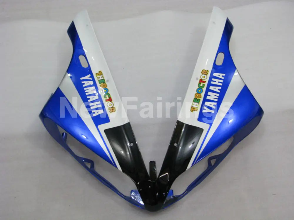 White and Blue FIAT - YZF-R1 04-06 Fairing Kit