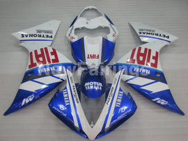 White and Blue FIAT - YZF-R1 09-11 Fairing Kit