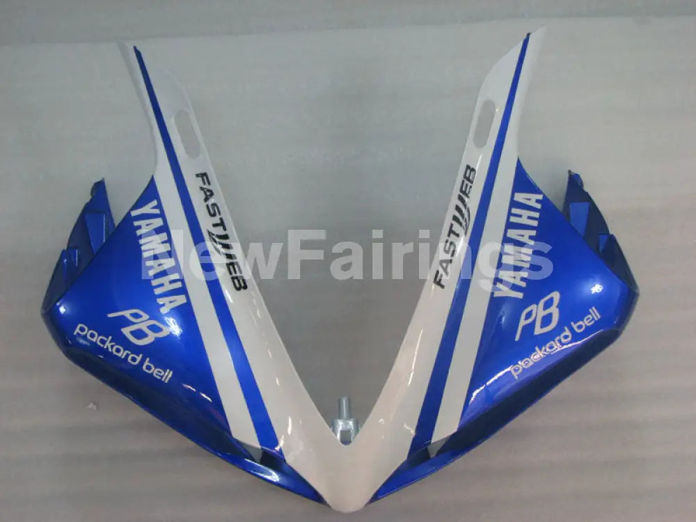 White and Blue FIAT - YZF-R1 09-11 Fairing Kit