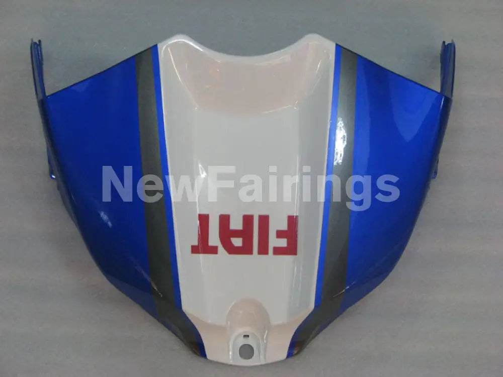 White and Blue FIAT - YZF-R1 09-11 Fairing Kit