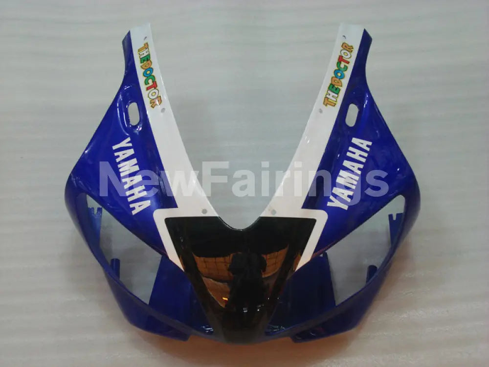 White and Blue FIAT - YZF-R1 98-99 Fairing Kit