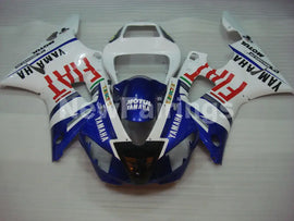 White and Blue FIAT - YZF-R1 98-99 Fairing Kit
