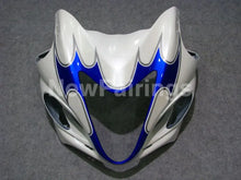Cargar imagen en el visor de la galería, White and Blue Flame - GSX1300R Hayabusa 08-20 Fairing Kit