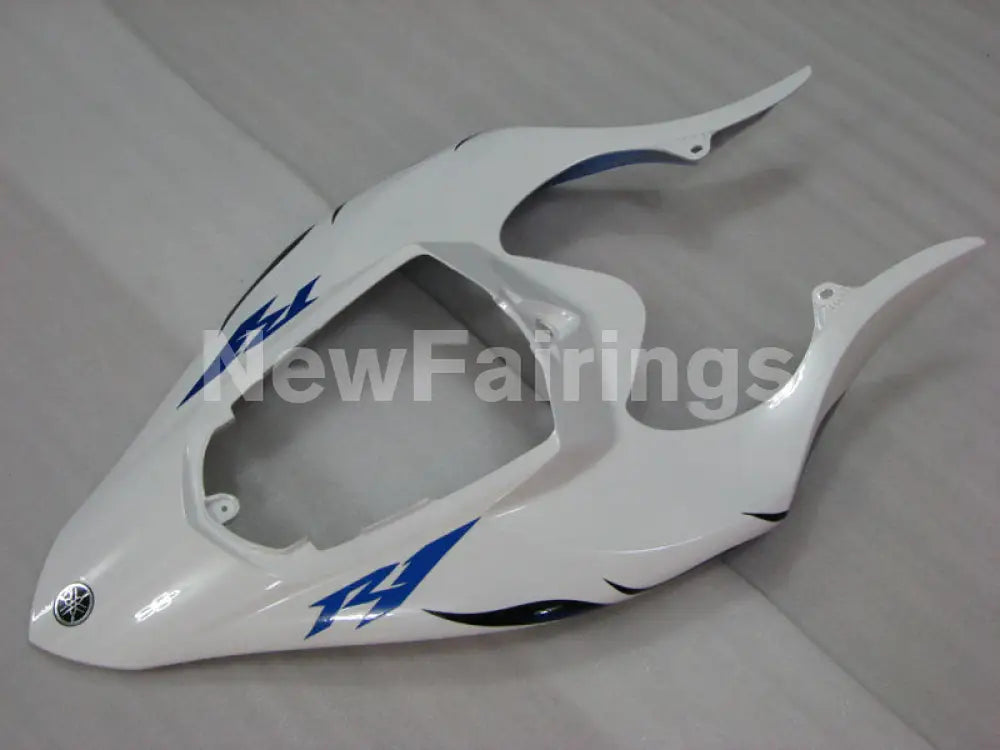 White and Blue Flame - YZF-R1 04-06 Fairing Kit