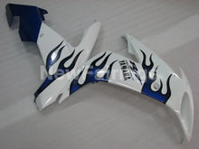 Cargar imagen en el visor de la galería, White and Blue Flame - YZF-R1 04-06 Fairing Kit