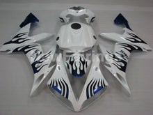 Cargar imagen en el visor de la galería, White and Blue Flame - YZF-R1 04-06 Fairing Kit