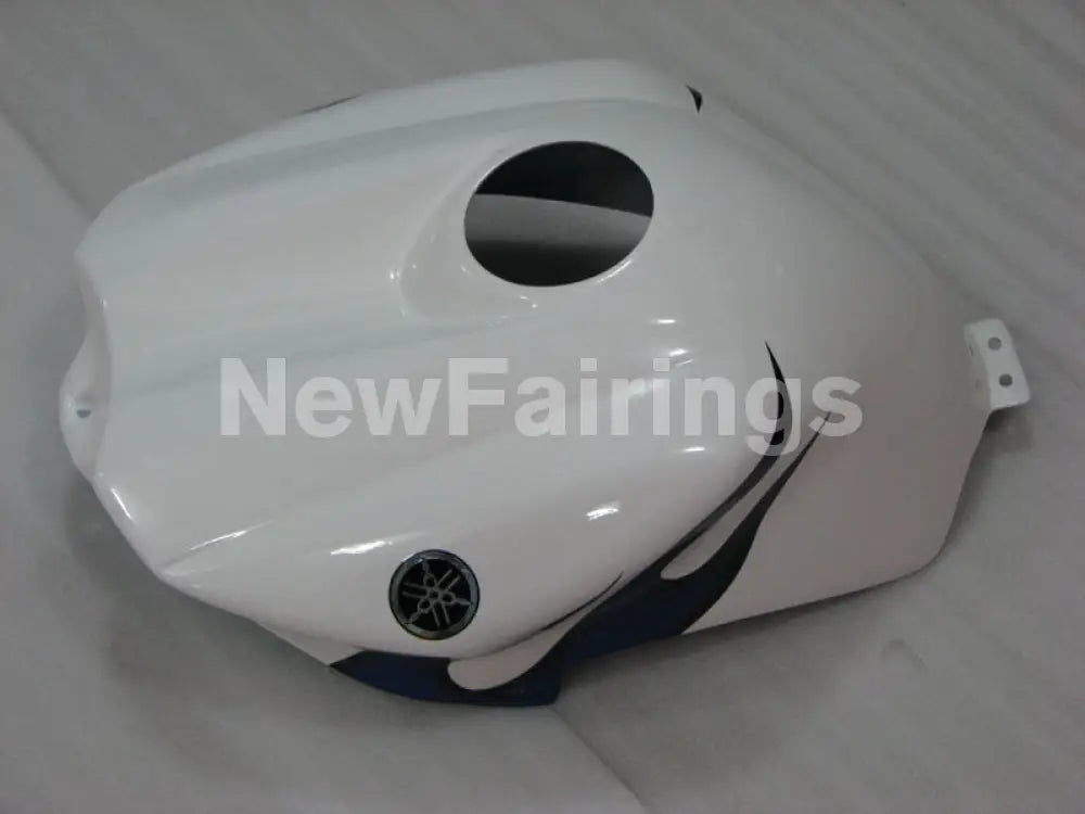 White and Blue Flame - YZF-R1 04-06 Fairing Kit
