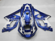 Cargar imagen en el visor de la galería, White and Blue Flame - YZF600R Thundercat 96-07 Fairing Kit