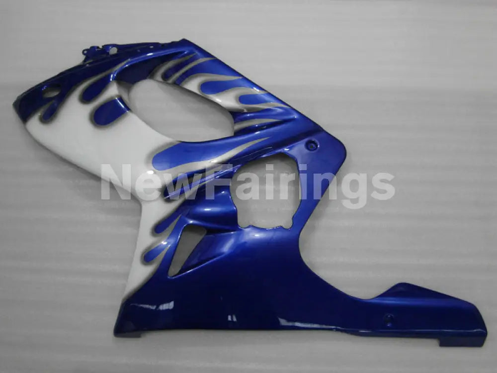 White and Blue Flame - YZF600R Thundercat 96-07 Fairing Kit