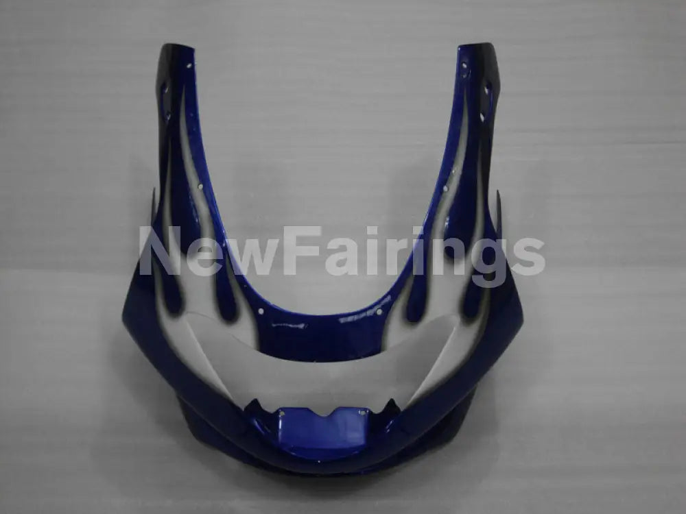 White and Blue Flame - YZF600R Thundercat 96-07 Fairing Kit