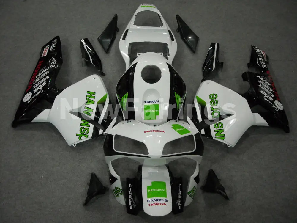 White and Blue HANN Spree - CBR600RR 03-04 Fairing Kit