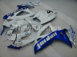 White and Blue Jordan - GSX-R600 06-07 Fairing Kit