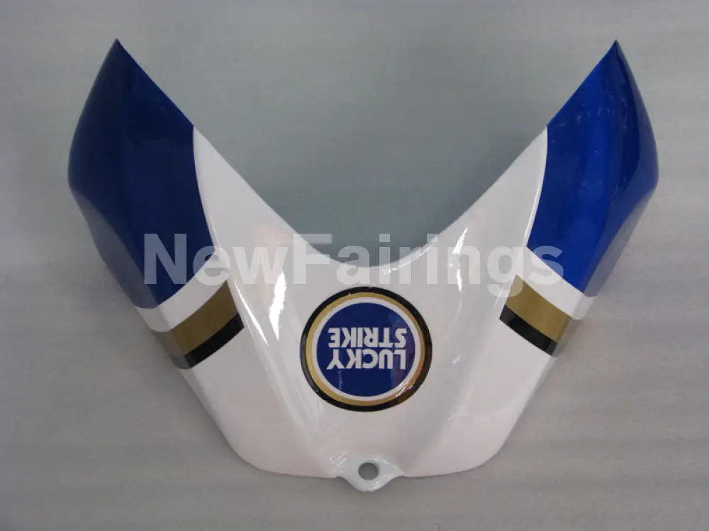 White and Blue Lucky Strike - GSX-R600 06-07 Fairing Kit