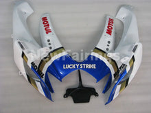 Cargar imagen en el visor de la galería, White and Blue Lucky Strike - GSX-R750 06-07 Fairing Kit