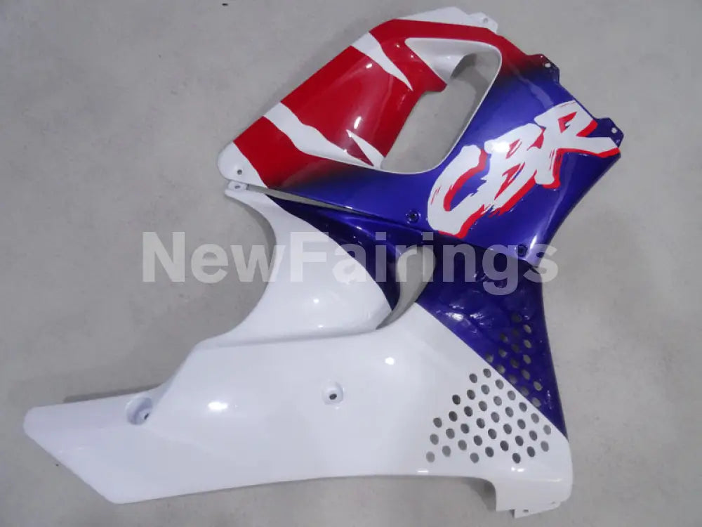 White and Blue Red Factory Style - CBR 900 RR 94-95 Fairing Kit