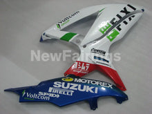 Cargar imagen en el visor de la galería, White and Blue Red MOTOREX - GSX-R600 08-10 Fairing Kit