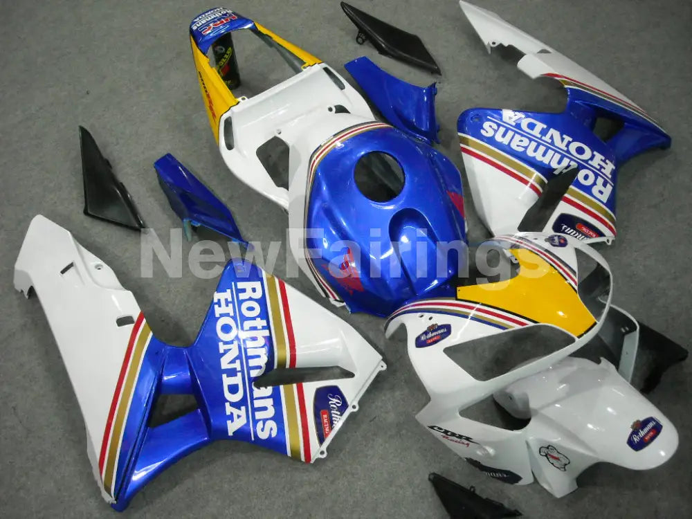 White and Blue Rothmans - CBR600RR 03-04 Fairing Kit