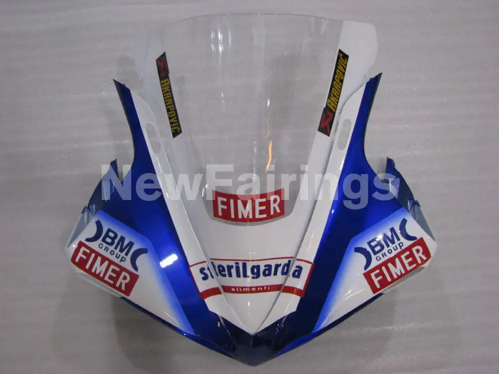 White and Blue Sterilgarda - YZF-R1 09-11 Fairing Kit