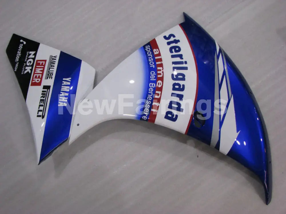 White and Blue Sterilgarda - YZF-R1 09-11 Fairing Kit