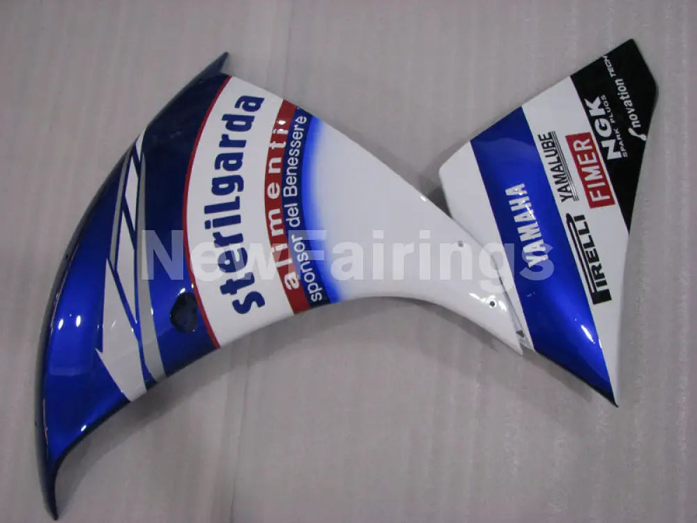 White and Blue Sterilgarda - YZF-R1 09-11 Fairing Kit