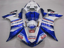 White and Blue Sterilgarda - YZF-R1 12-14 Fairing Kit