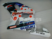Cargar imagen en el visor de la galería, White and Blue Yellow Dark Dog - GSX-R750 00-03 Fairing Kit