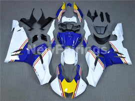 White and Blue Yellow Factory Style - CBR1000RR-R 20-24 Fairing Kit