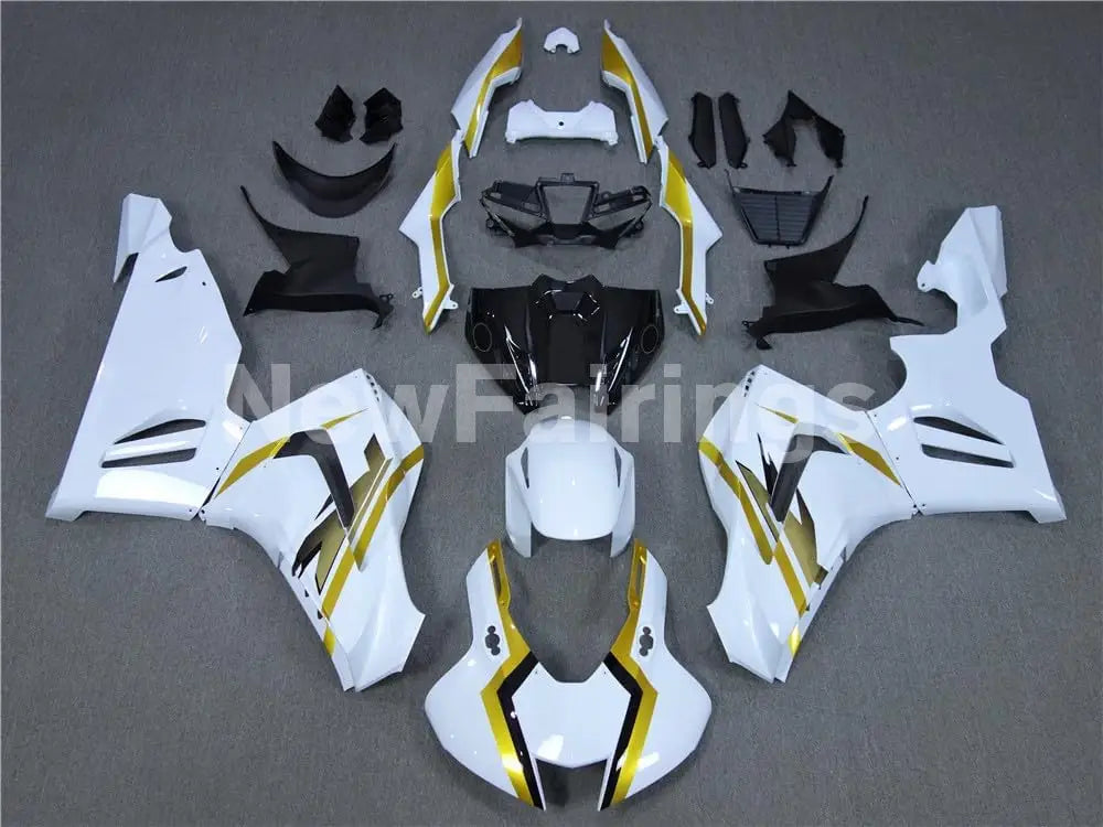 White and Golden Factory Style - CBR1000RR-R 20-24 Fairing Kit
