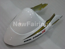 Cargar imagen en el visor de la galería, White and Golden Factory Style - GSX1300R Hayabusa 99-07 Fairing Kit
