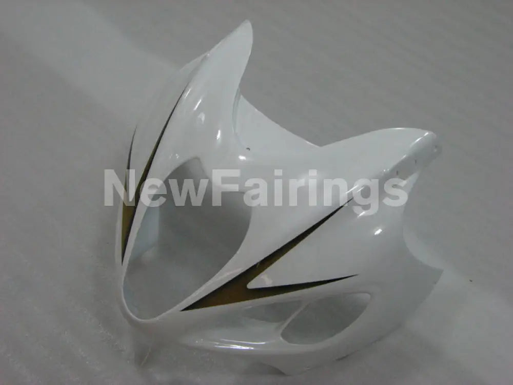White and Golden Factory Style - GSX1300R Hayabusa 99-07 Fairing Kit